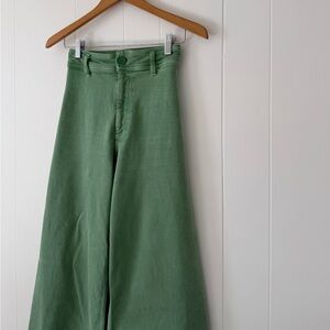 Zara Green Marine Jeans